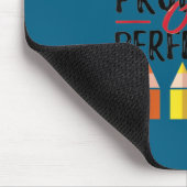 Motivational Progress Over Perfection Back To Scho Mousepad (Ecke)