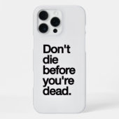 Motivational Quote iPhone16 Case iPhone Hülle (Rückseite)