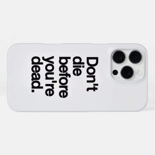 Motivational Quote iPhone16 Case iPhone Hülle (Rückseite (Horizontal))