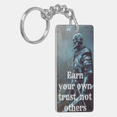Motivational Quote Keyring | Positive Gift for Fri Schlüsselanhänger (Vorderseite links)