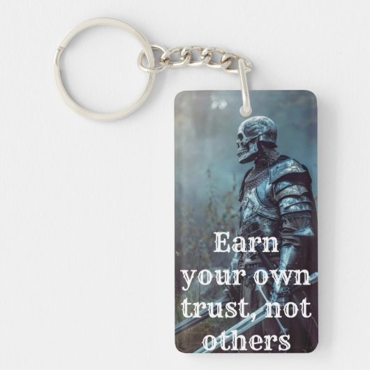 Motivational Quote Keyring | Positive Gift for Fri Schlüsselanhänger (Vorderseite)