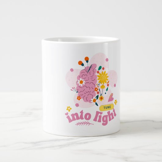Motivational Quote Mug Gift Set for Self-Love Jumbo-Tasse (Vorderseite)