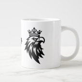  Motivational Quote Mug with Eagle Jumbo-Tasse (Rechts)