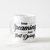  Motivational Quote Mug with Eagle Kaffeetasse (Vorderseite Links)
