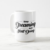  Motivational Quote Mug with Eagle Kaffeetasse (Vorderseite Links)