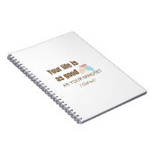 Motivational Quote Notebook - Your Life Is As Good Notizblock (Rechte Seite)