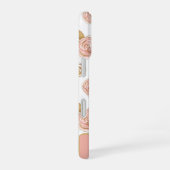 Motivational Quote Pink Floral Phone Case iPhone 16 Hülle (Rechte Seite)