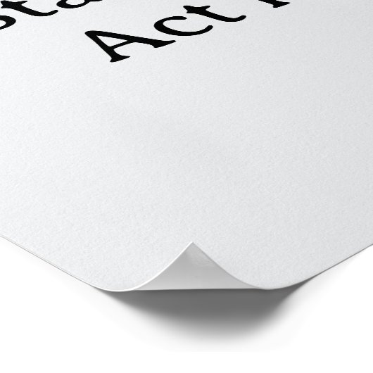 MOTIVATIONAL QUOTE POSTER (Ecke)