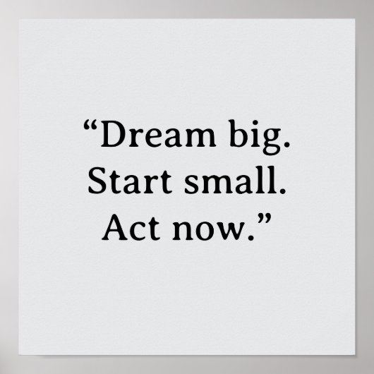 MOTIVATIONAL QUOTE POSTER (Vorne)