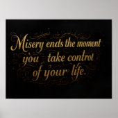 Motivational Quote Poster (Vorne)