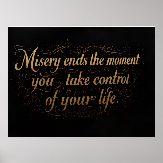 Motivational Quote Poster (Vorne)