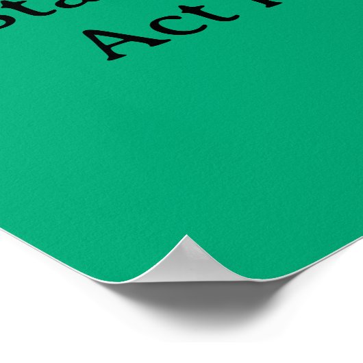 MOTIVATIONAL QUOTE POSTER (Ecke)