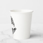 Motivational Quote Small Plastic Cup Pappbecher (Links)