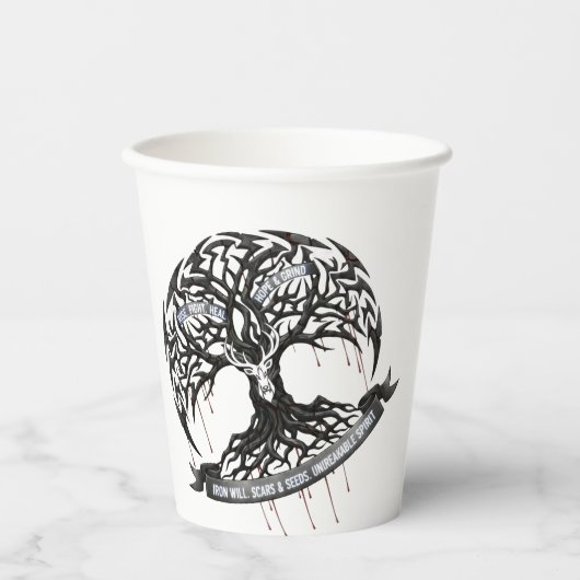 Motivational Quote Small Plastic Cup Pappbecher (Vorderseite)