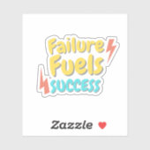 Motivational Quote Sticker (Blatt)