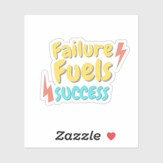 Motivational Quote Sticker  (Blatt)