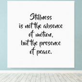 Motivational Quote Stretched Canvas Print Leinwanddruck (Insitu (Holzboden))