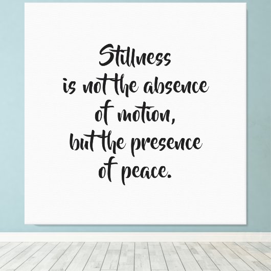 Motivational Quote Stretched Canvas Print Leinwanddruck (Insitu (Holzboden))