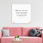 Motivational Quote Stretched Canvas Print Leinwanddruck (Insitu (Wohnzimmer))