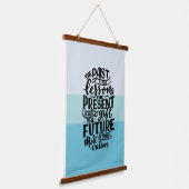 Motivational Quote Wall Art.  Wandteppich Mit Holzrahmen (Gewinkelt)
