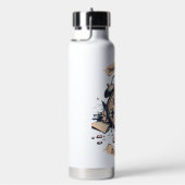Motivational quote with a broken clock – Symbolic  Trinkflasche (rechts)