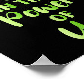 Motivational Quotes Inspirational Saying Message U Poster (Ecke)