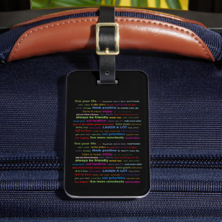 Motivational Quotes Luggage Tag Gepäckanhänger