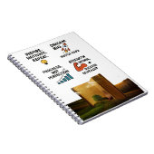 "Motivational Quotes Notebook – Dream Big, Hustle Notizblock (Rechte Seite)