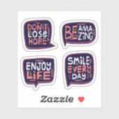 Motivational sticker set (Blatt)