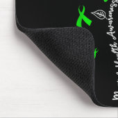 Motivational Support Warrior Mental Health Awarene Mousepad (Ecke)