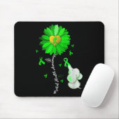 Motivational Support Warrior Mental Health Awarene Mousepad (Mit Mouse)