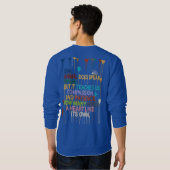 Motivational Sweatshirt – Bold Words for a Brave S (Schwarz voll)