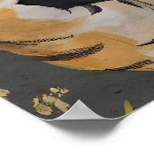 Motivational Tiger Reading Print Humorous Bookworm Poster (Ecke)