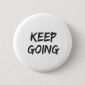 Motivational typography keep going paint stroke button (Vorderseite)