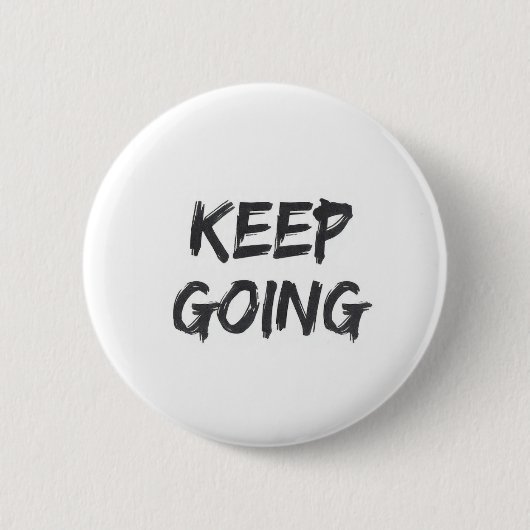Motivational typography keep going paint stroke button (Vorderseite)