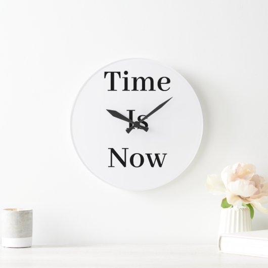 Motivational Wall Clock Große Wanduhr (Zuhause)