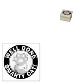 Motivational Well done Smarty Cat Cute Reward Gummistempel (Stempel)
