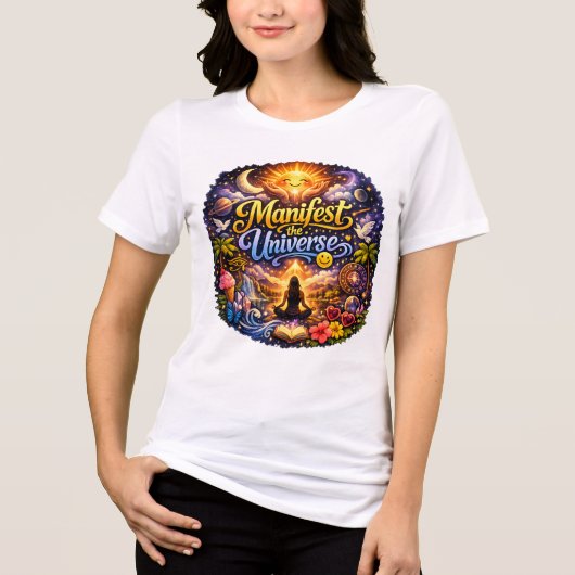 Motivational Women White Tshirt (Vorderseite)
