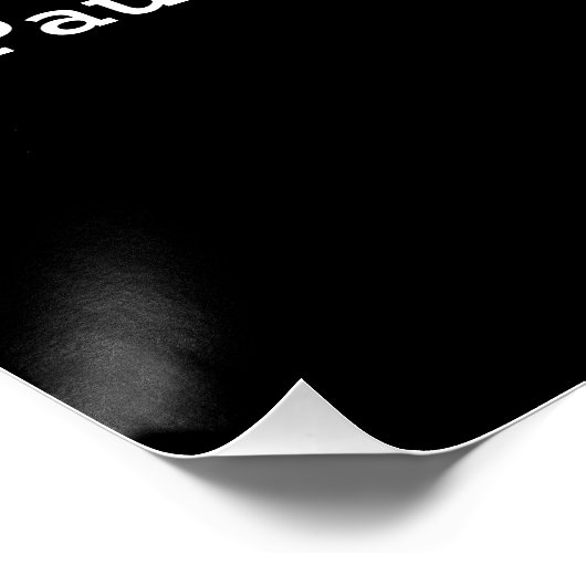 Motivational Word Cloud On Black Poster (Ecke)