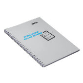 Motivational words - Discipline, Notizblock (Rechte Seite)