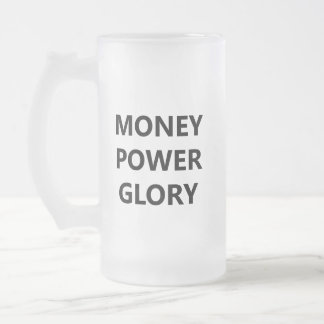 Motivationaler Minimalist Mattglas Bierglas