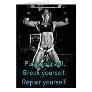 Motivationales Fitness Gym