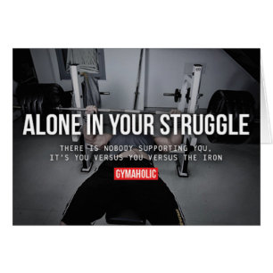 Motivationales Fitness Gym