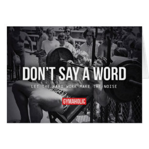 Motivationales Fitness Gym