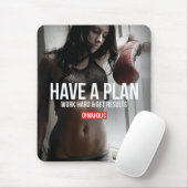 Motivationales Fitness Gym Mousepad (Mit Mouse)