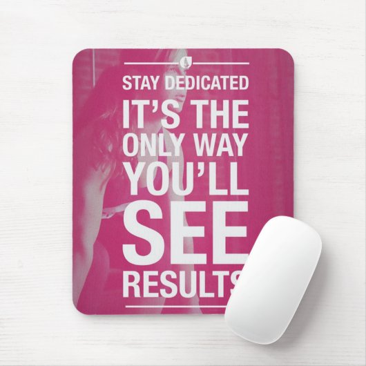 Motivationales Fitness Gym Mousepad (Mit Mouse)