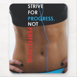 Motivationales Fitness Gym Mousepad