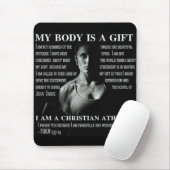Motivationales Fitness Gym Mousepad (Mit Mouse)