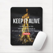 Motivationales Fitness Gym Mousepad (Mit Mouse)