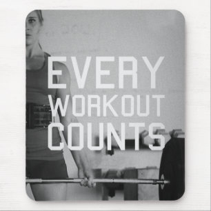 Motivationales Fitness Gym Mousepad